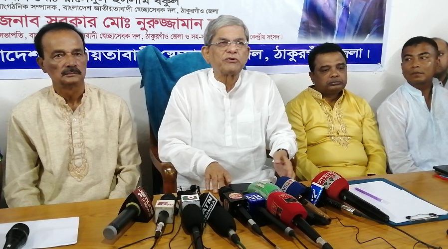 ওবায়দুল কাদেরের কথাকে গুরুত্ব দেই না : মির্জা ফখরুল
