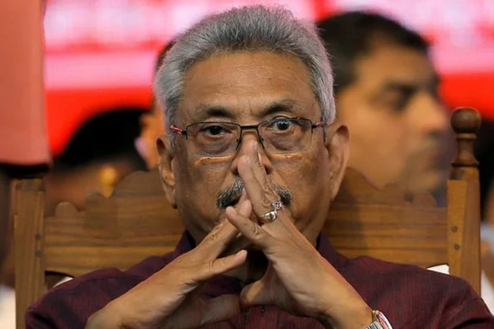 ইমেইলে পদত্যাগ পত্র পাঠালেন শ্রীলঙ্কার প্রেসিডেন্ট