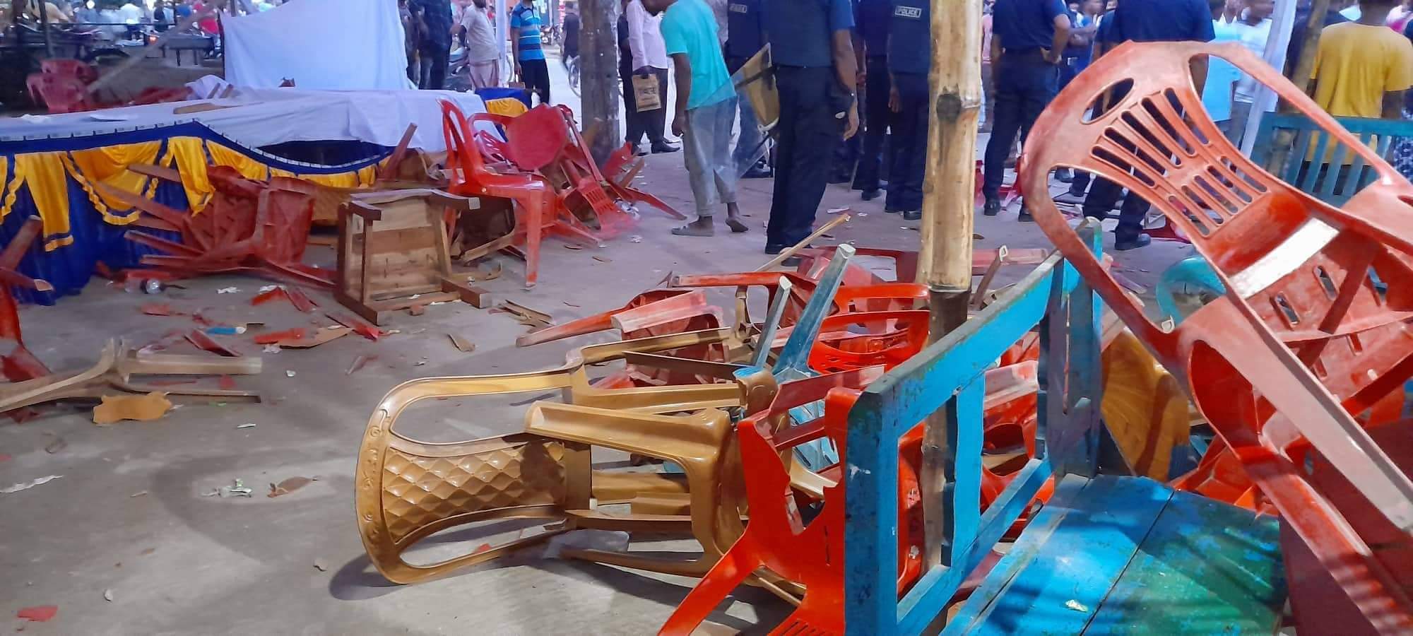 ঠাকুরগাঁওয়ে বিএনপির সভা-সমাবেশে হামলা ভাংচুর