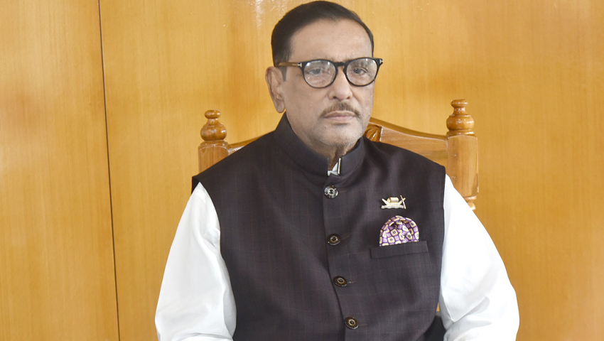 ষড়যন্ত্রের মাধ্যমে ক্ষমতা দখলের কোনো সুযোগ বাংলাদেশে নেই : কাদের