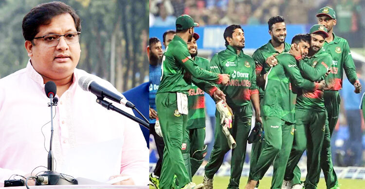 ক্রিকেটে এ বিজয় আনন্দ ও গর্বের : ক্রীড়া প্রতিমন্ত্রী