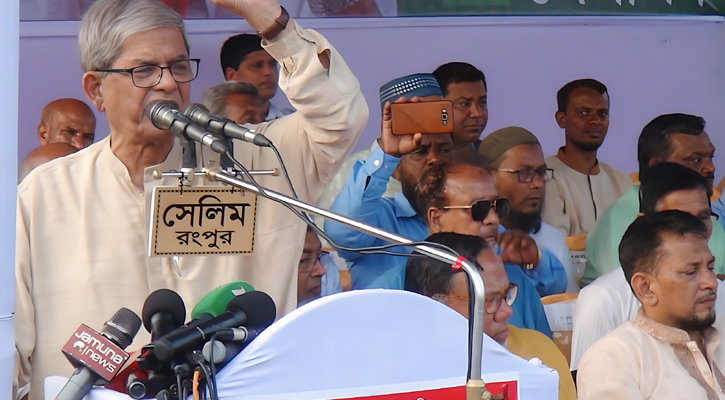 দফা একটাই, শেখ হাসিনার পদত্যাগ : মির্জা ফখরুল