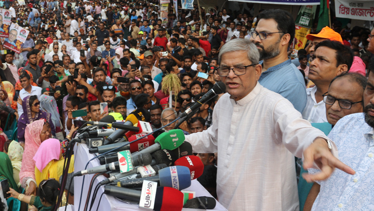 দেশে রাজনৈতিক ঝড় ধেয়ে আসছে : মির্জা ফখরুল