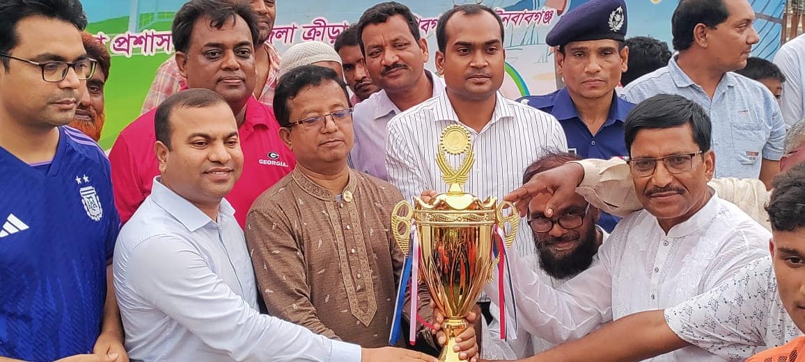 শিবগঞ্জে বঙ্গবন্ধু গোল্ডকাপ ফুটবল টুর্নামেন্টের ফাইনাল