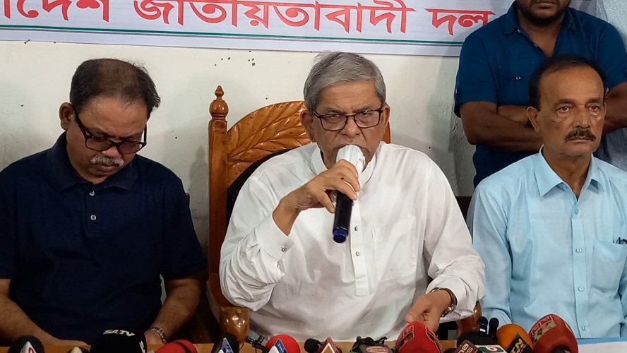 উন্নয়নে নামে সরকার লুটপাট করছে : ঠাকুরগাঁওয়ে মির্জা ফখরুল