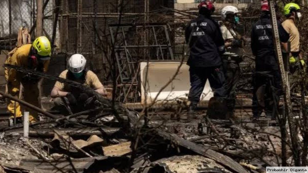 যুক্তরাষ্ট্রের মাউই’তে ভয়াবহ দাবানল : নিখোঁজ ৮৫০