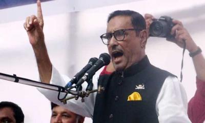 করুণ পরিণতি হবে বিএনপির : ওবায়দুল কাদের