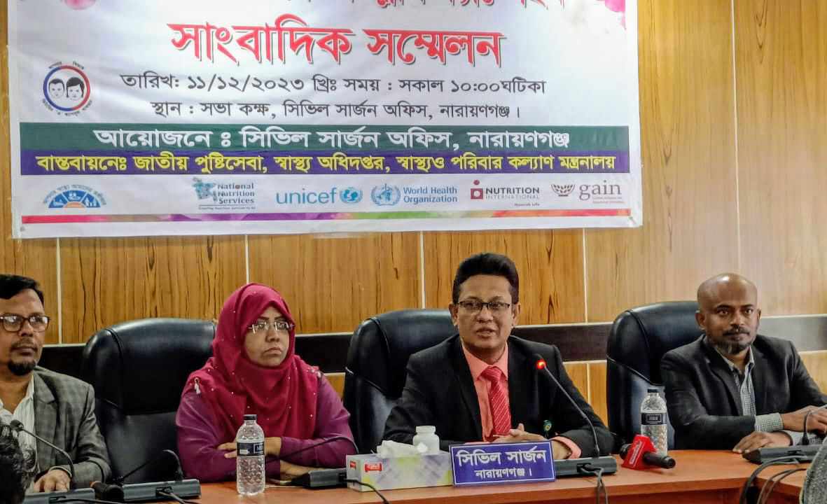 নারায়ণগঞ্জে ৩ লাখ ২৬ হাজার ৩৬০ শিশু খাবে ভিটামিন এ ক্যাপসুল