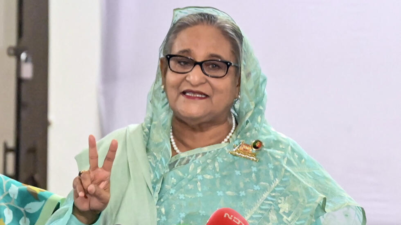 ৫মবারের মতো প্রধানমন্ত্রী হলেন শেখ হাসিনা