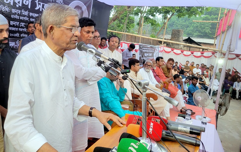৭৫ এর মত আবারও দেশে বাকশাল কায়েম করছে এ সরকার : মির্জা ফখরুল