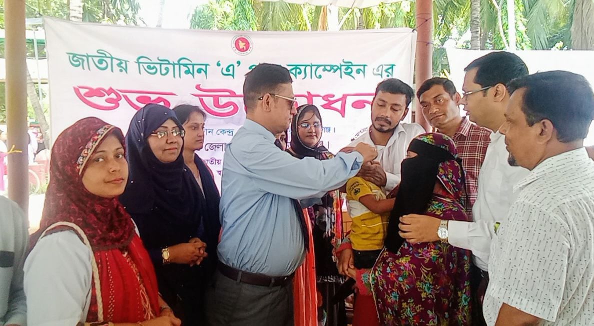 নারায়ণগঞ্জে ভিটামিন ‘এ’ প্লাস ক্যাম্পেইনের উদ্বোধন 