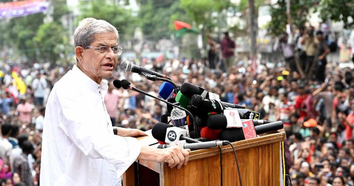গণতন্ত্র আর বিএনপি দুইটা সমার্থক : মির্জা ফখরুল