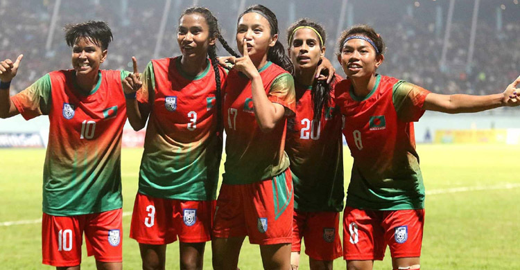 টানা দ্বিতীয়বারের মত চ্যাম্পিয়ন বাংলাদেশের মেয়েরা
