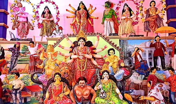 ১০৬ মণ্ডপে শারদীয় দুর্গোৎসব পালনে প্রস্তুত দ্বীপজেলা ভোলা