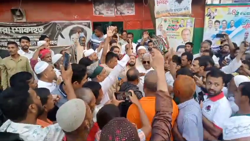 ৬ বছর পর নিজ এলাকায় বিএনপির সাবেক সংসদ সদ‍স‍্য মিজানুর রহমান সিনহা
