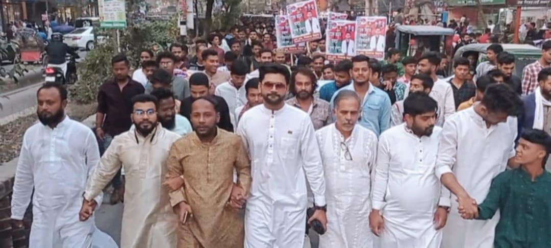 গ্রেনেড হামলা মামলায় তারেক রহমানের মুক্তি : নারায়ণগঞ্জে তরুণ দলের আনন্দ মিছিল