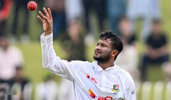 আন্তর্জাতিক ক্রিকেটে বোলিং নিষেধাজ্ঞায় সাকিব আল হাসান