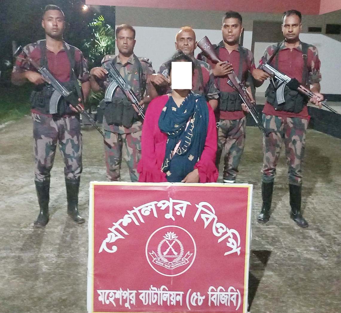 মহেশপুর সীমান্তে ফের ভারতীয় নারী আটক