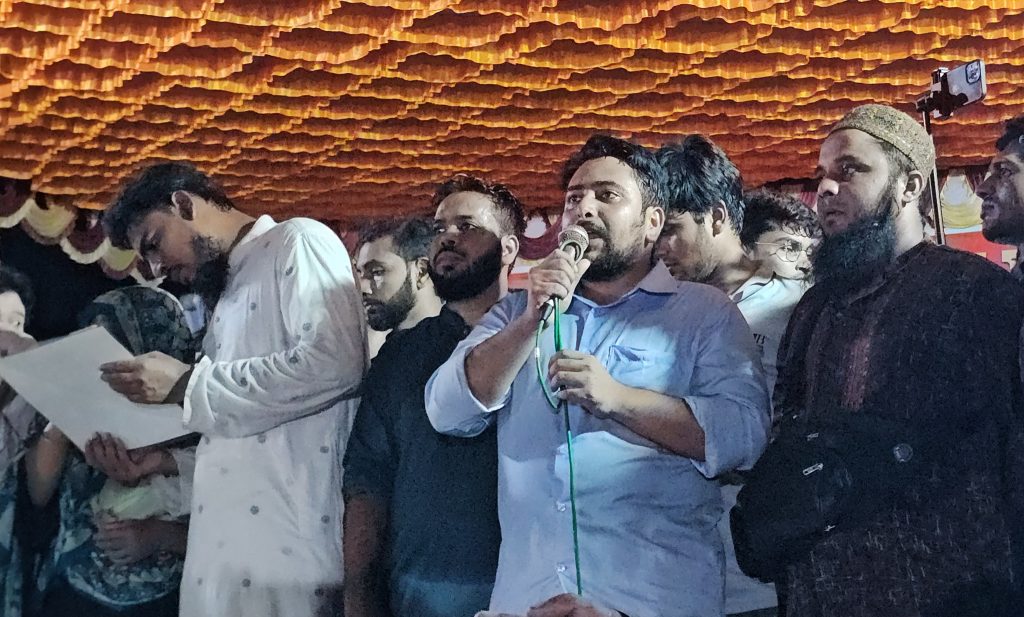 তরুণ প্রজন্ম নির্বাচনী ভাগ বাটোয়ারায় বিশ্বাস করে না : নাহিদ ইসলাম