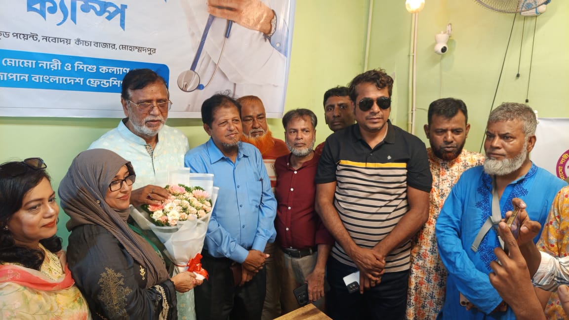 আদাবরে সুবিধাবঞ্চিত নারী ও শিশুদের ফ্রি ডাক্তার ক্যাম্পেইন অনুষ্ঠিত