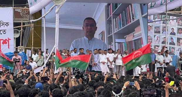 তারুণ্যের প্রথম ভোট ধানের শীষের জন্য হোক : তারেক রহমান
