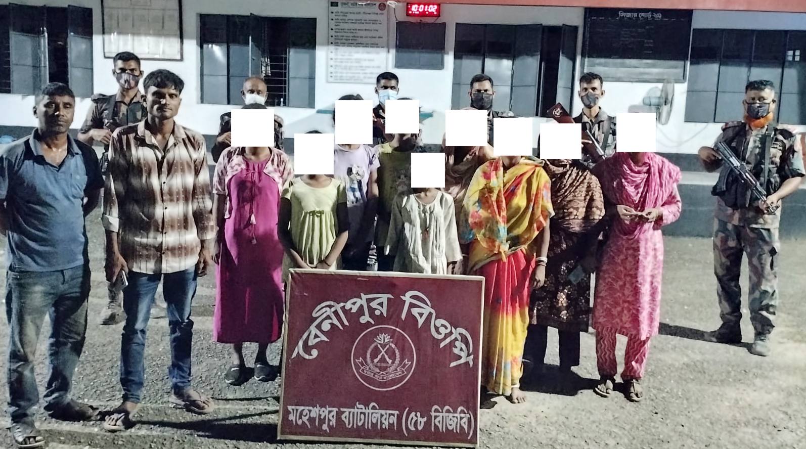 মহেশপুর সীমান্তে অস্ত্র উদ্ধার ও বাংলাদেশি নাগরিক হস্তান্তর