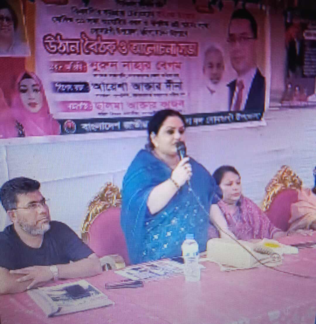 দেশে অরাজকতা সৃষ্টিকারীদের কঠোর হস্তে দমন করা হবে : আয়শা আক্তার দিনা