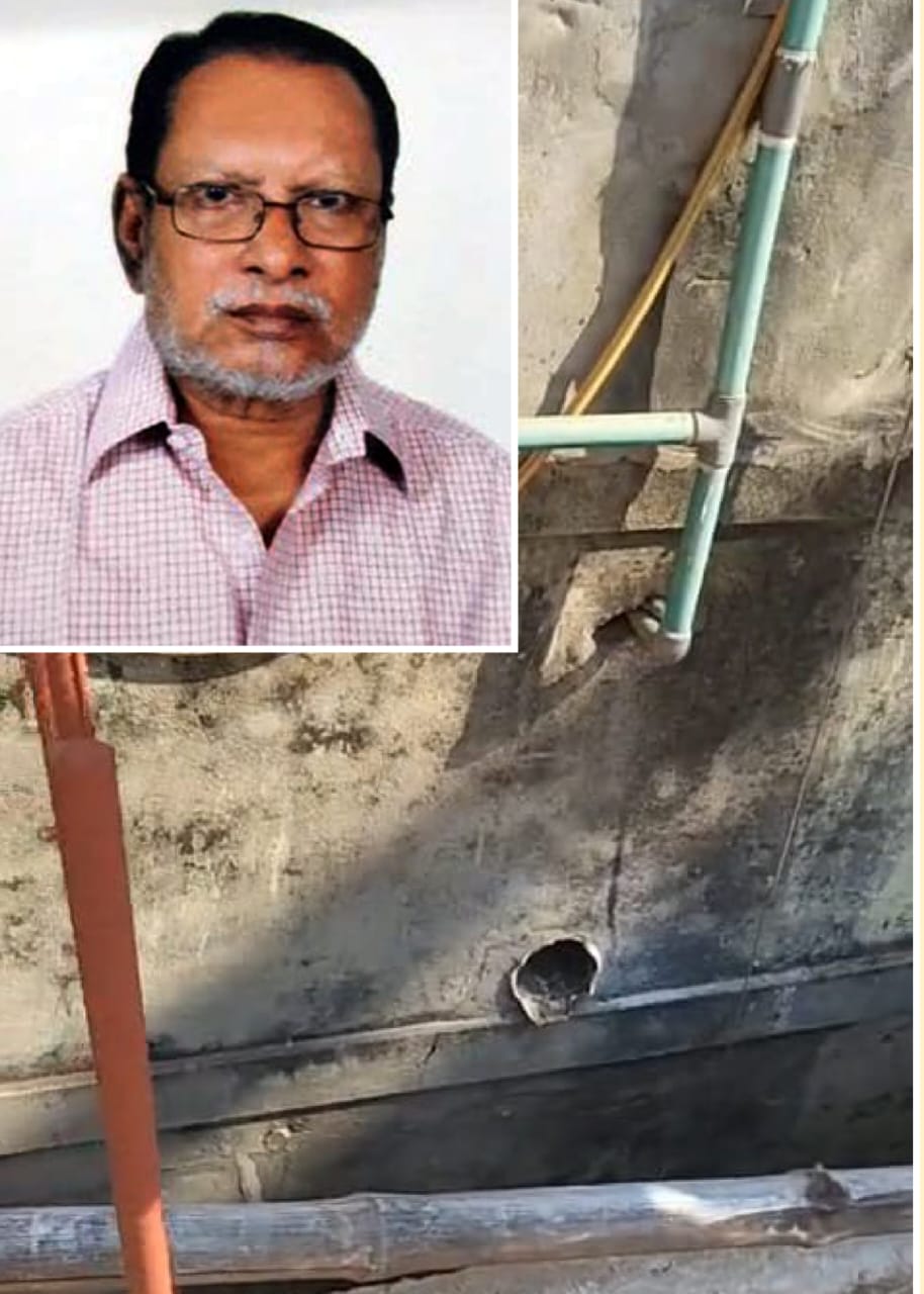 বিএনপি’র হাইকমান্ড খ্যাত মজিদ সন্ত্রাসী কায়দায় মনিরের বাড়ি জবর দখলের পায়তারা ও ভাংচুর