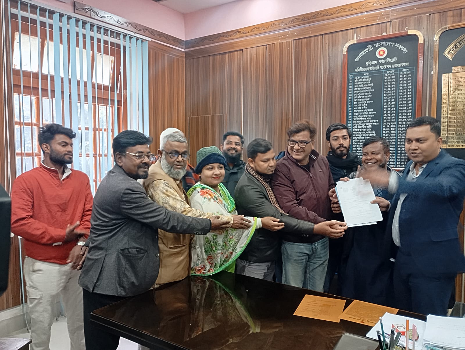 কুড়িগ্রাম-২ আসনে এনসিপির মনোনয়ন পত্র সংগ্রহ
