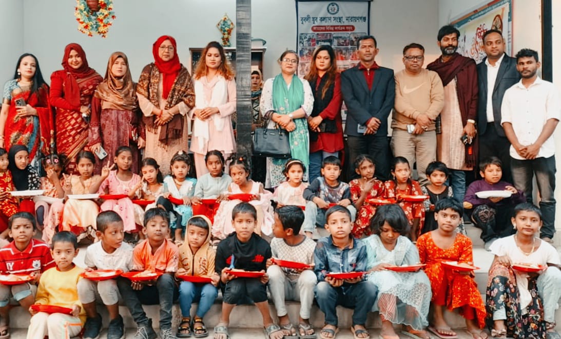 হতদরিদ্র ভবঘুরে পথশিশুদের নিয়ে বুবলী যুব কল্যাণ সংস্থার পিঠা উৎসব ও শীতার্তদের কম্বল বিতরণ