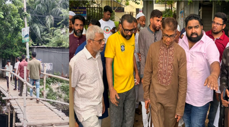 না’গঞ্জ জেলা রেজিস্ট্রি অফিসে কালভার্ট নির্মাণে মামুন মাহমুদের প্রতিশ্রুতি