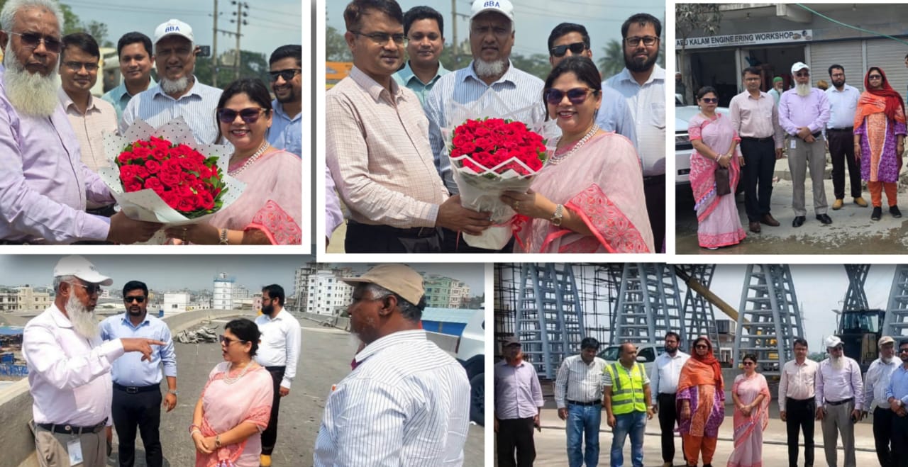 সৌর বিদ্যুতে আলোকিত হচ্ছে পঞ্চবটি-মুক্তারপুর দোতলা সড়ক,পরিদর্শন কালে খুব শীঘ্রই উদ্বোধন :মোহাম্মদ আবদুর রউফ