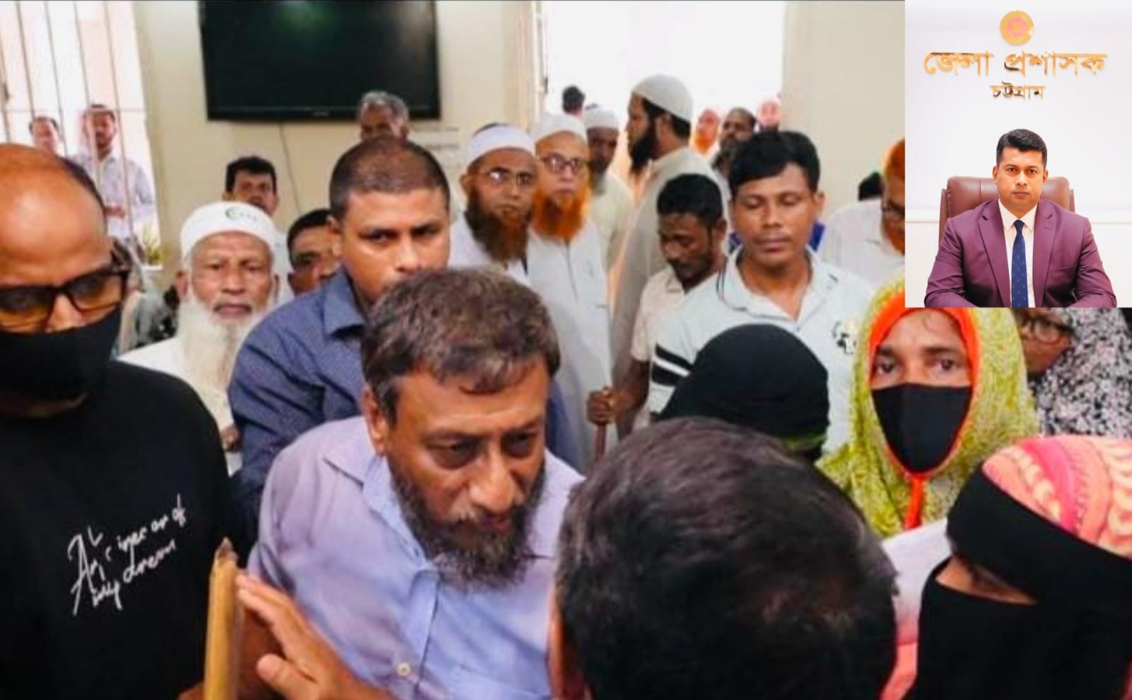 গণশুনানিতে উপচে পড়া ভিড়, মানবিক প্রশাসনের দৃষ্টান্ত ডিসি জাহিদের