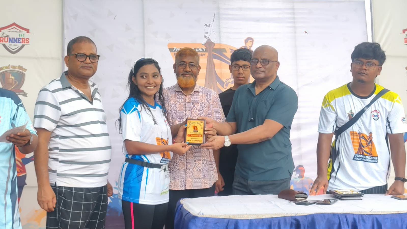 ঠাকুরগাঁওয়ে রাষ্ট্রপতিকে উৎসর্গ করে হাফ ম্যারাথন